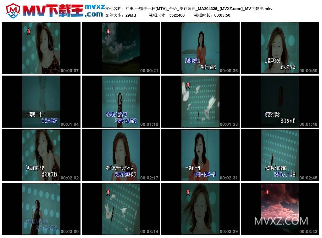 江蕙-一嘴干一杯(MTV)_台语_流行歌曲_MA204325